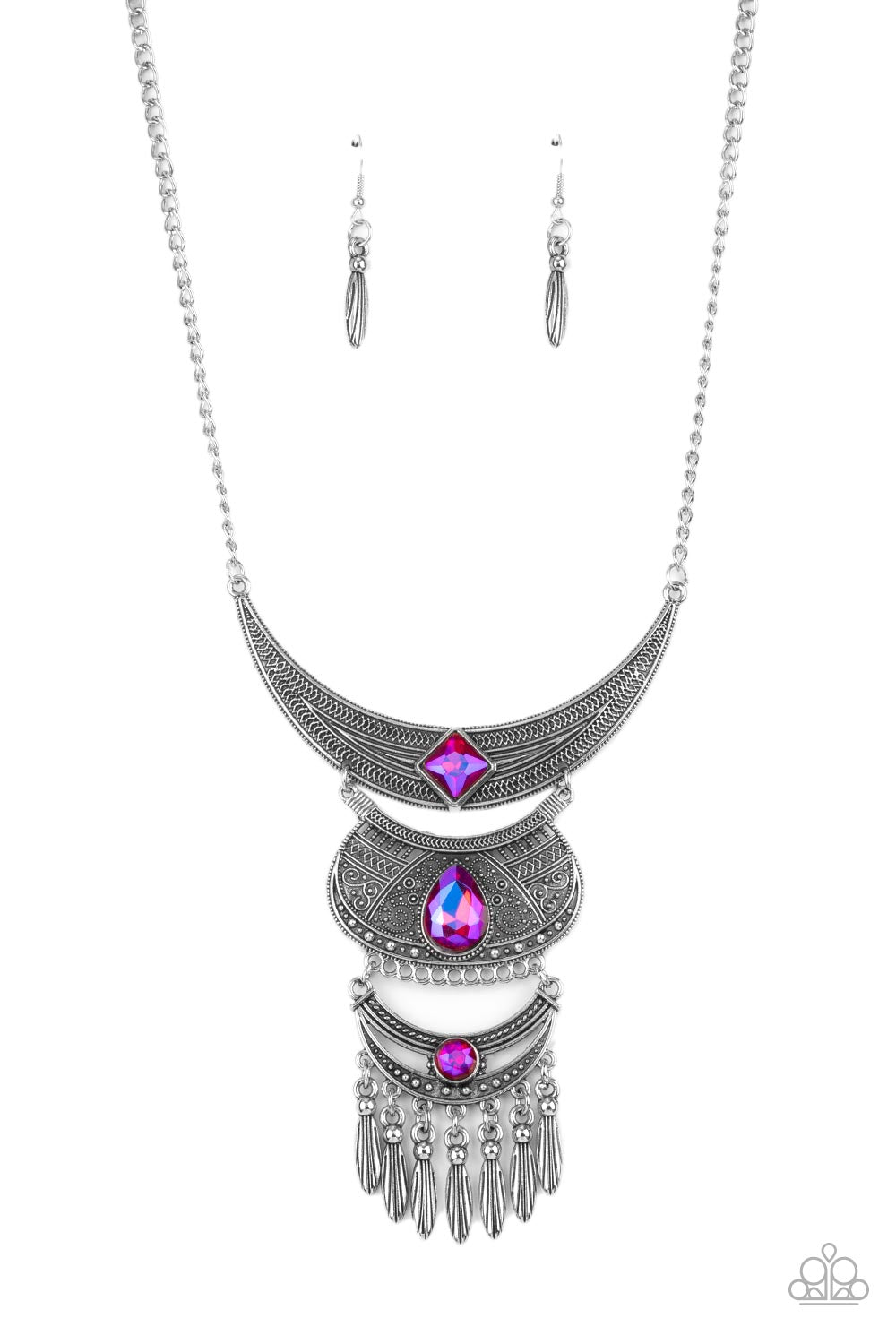 Lunar Enchantment Pink Necklace