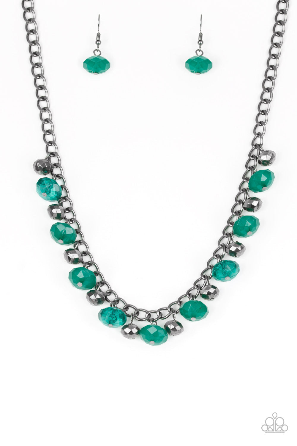 Runaway Rebel Green Necklace