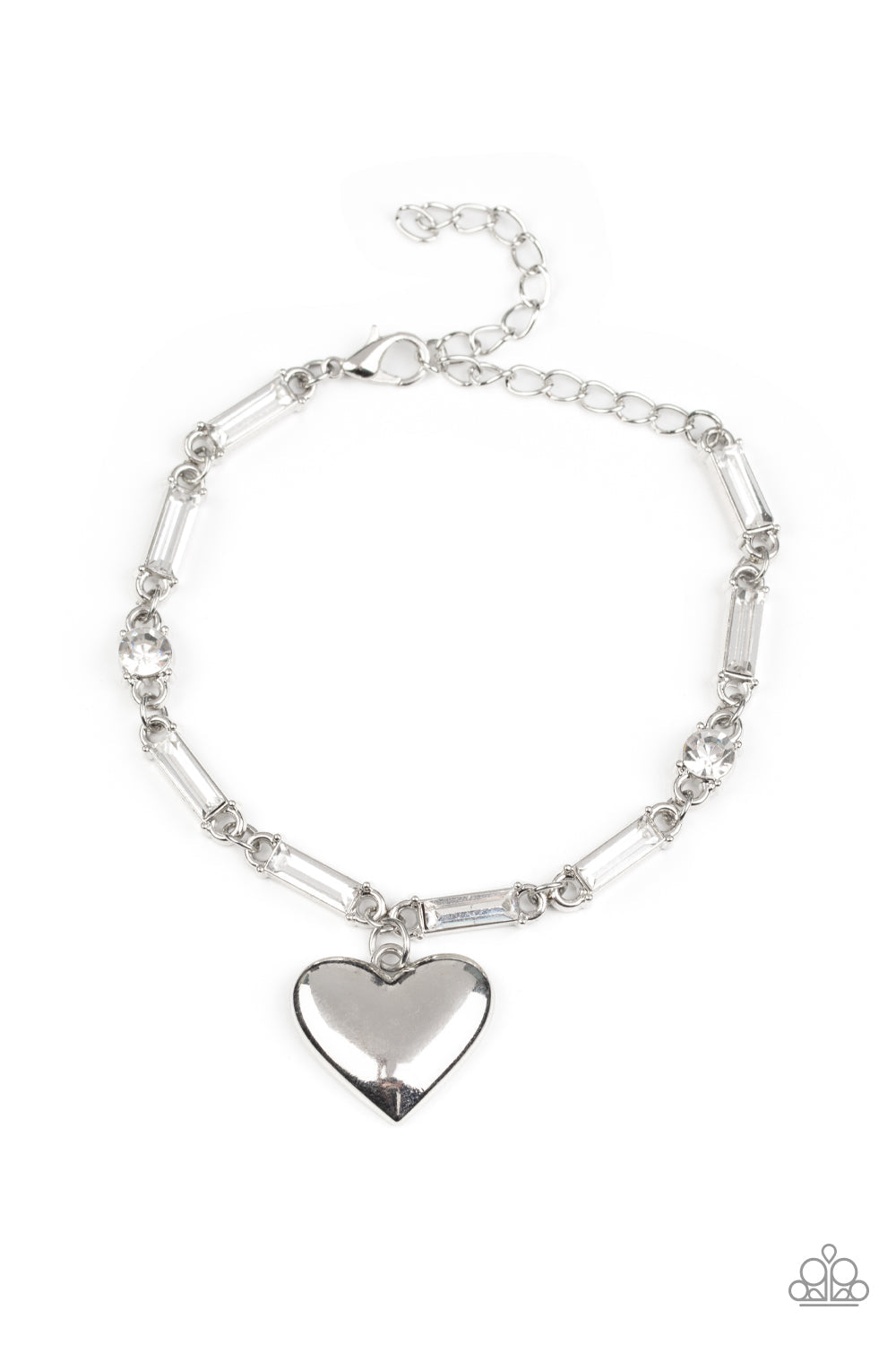 Sweetheart Secrets White Bracelet (Clasp)