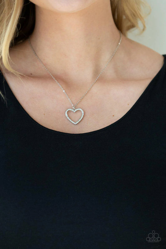 GLOW by Heart White Necklace