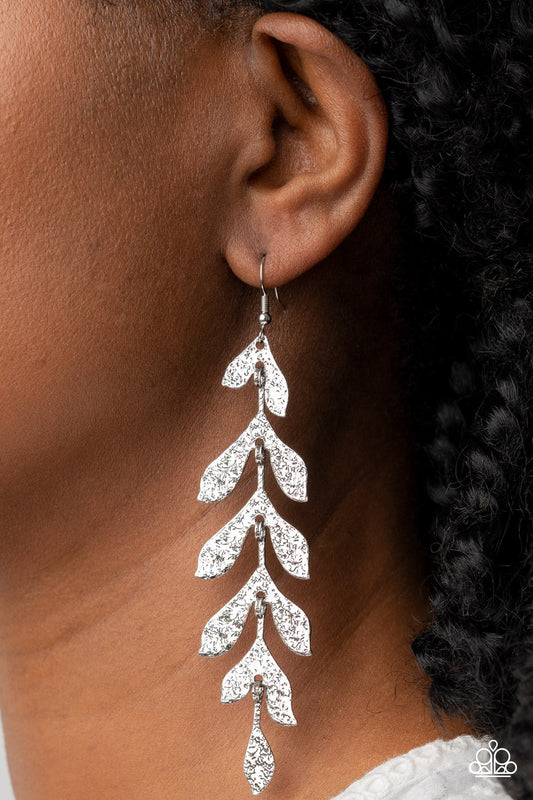 Lead From the FROND Silver Earrings