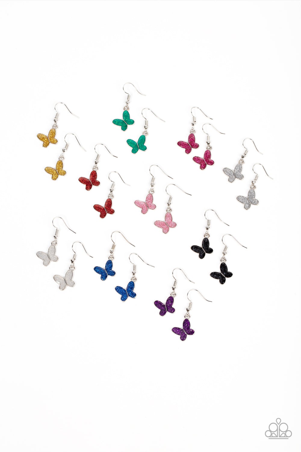 (Starlet Shimmer-Little Diva’s) Butterfly Earrings