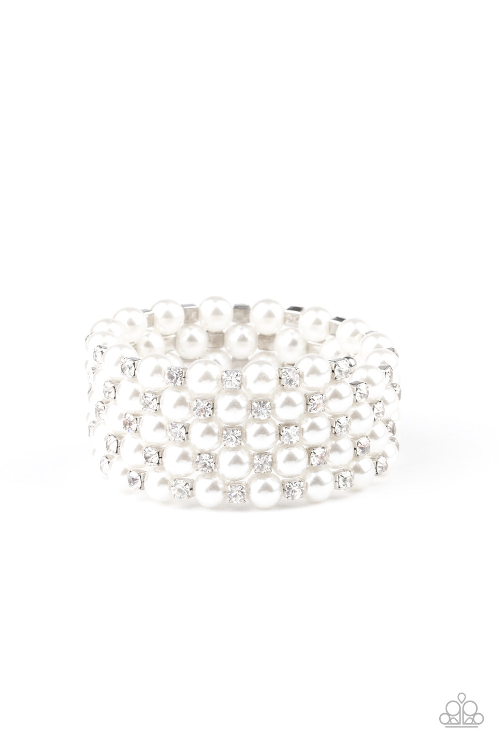 Rich Royal White Bracelet (Coil)