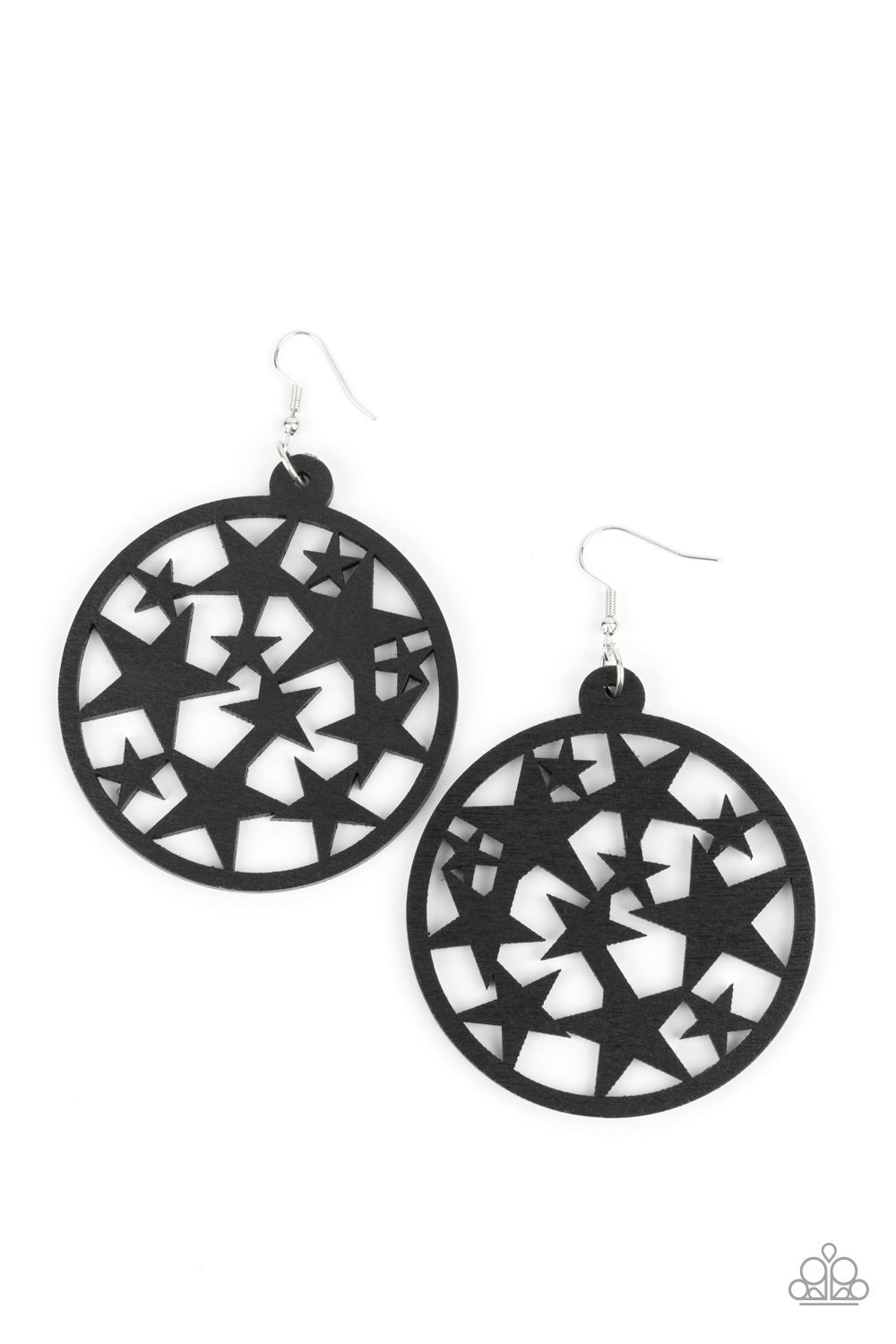 Cosmic Paradise Black Earrings