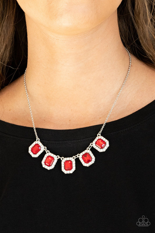 Next Level Luster Red Necklace
