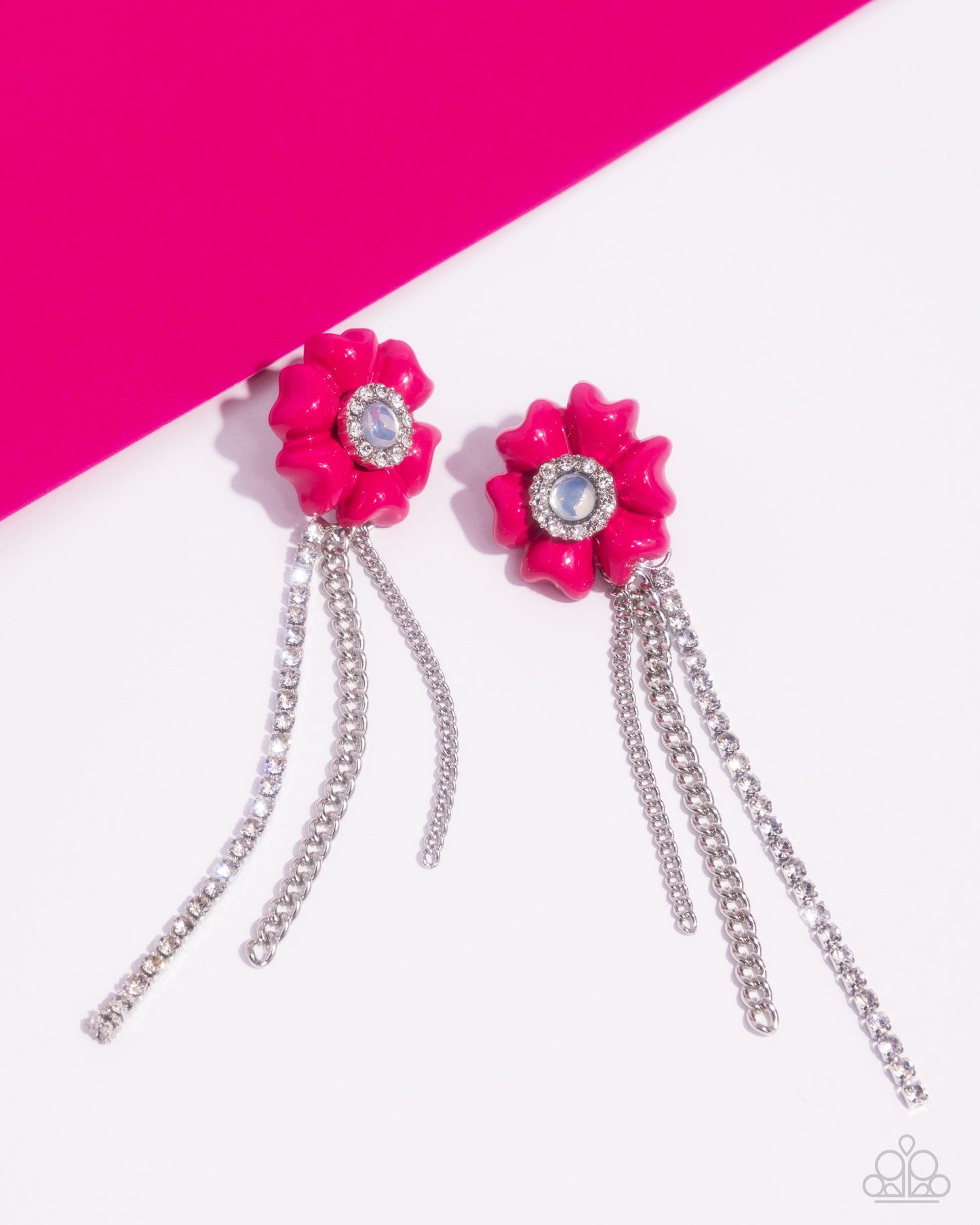 Floral Fuel Pink Earrings