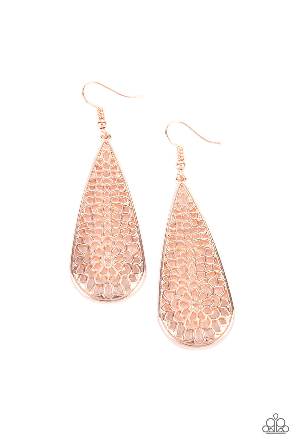 Posy Pasture Rose Gold Earrings