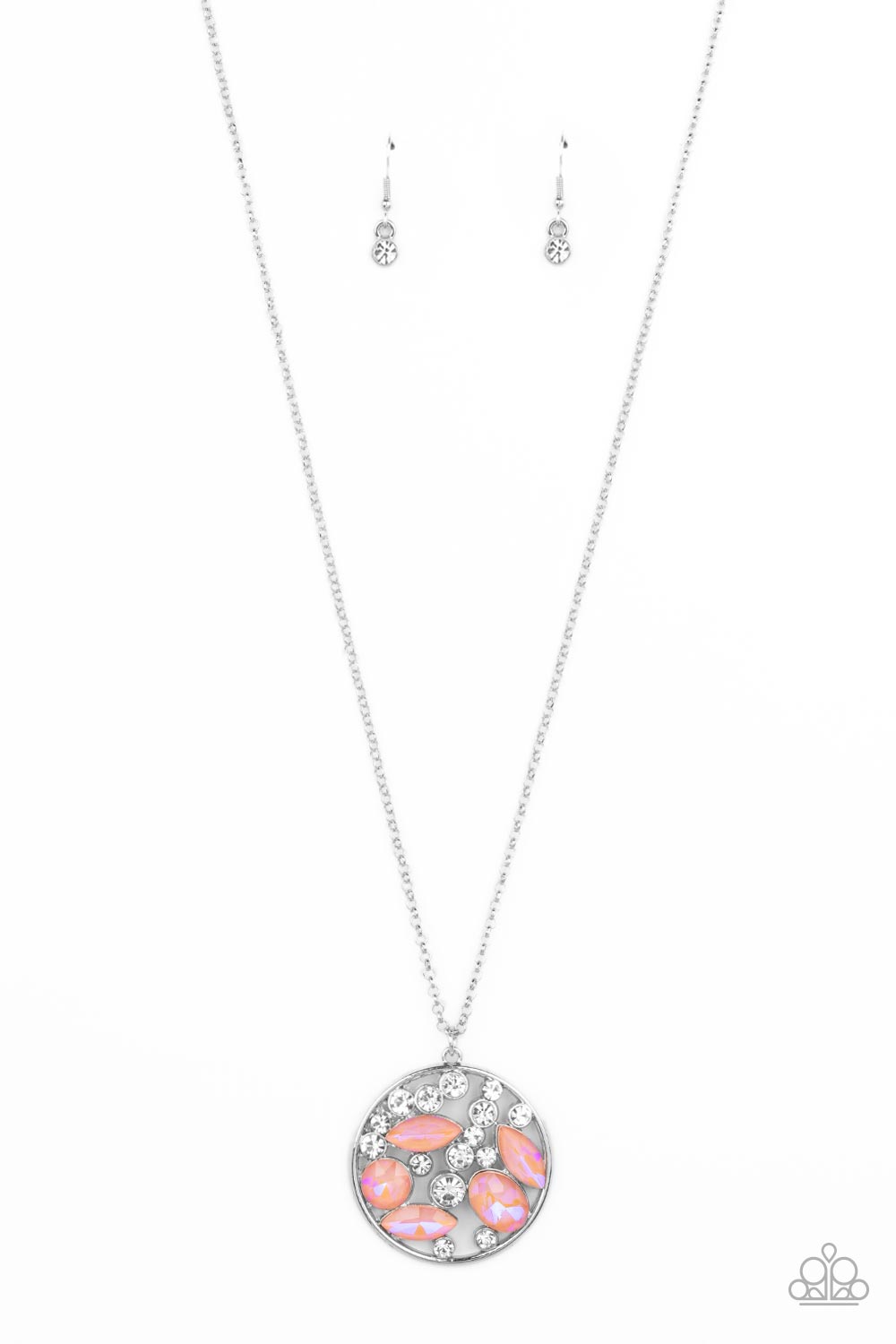 Iridescently Influential Orange Necklace