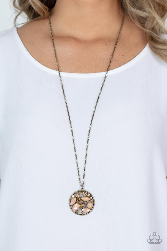 Iridescently Influential Brown Necklace