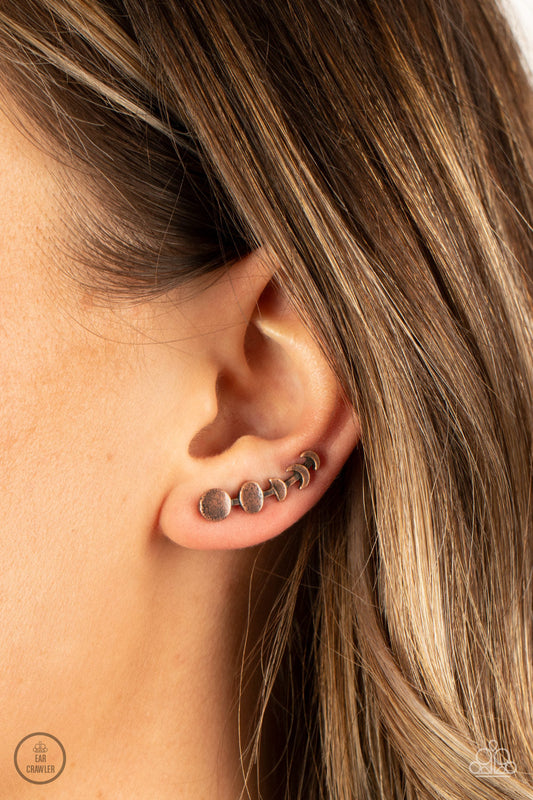 It’s Just A Phase Copper Earrings (Ear Crawler)