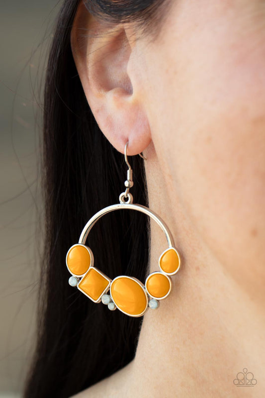 Bubblicious Orange Earrings