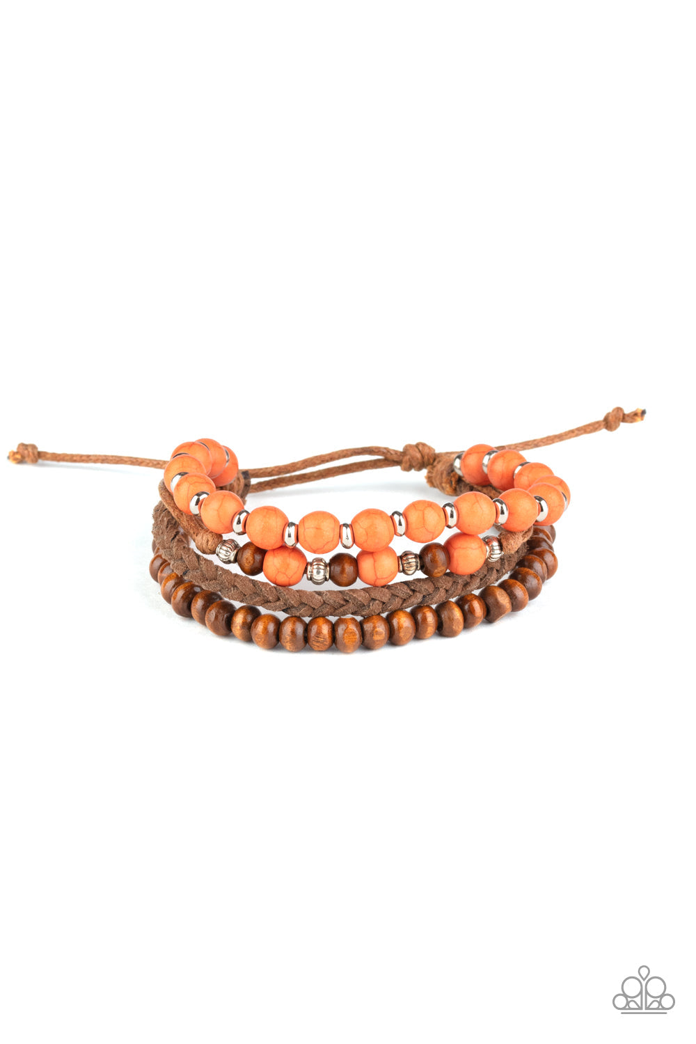 Renewable Energy Urban Orange Bracelet (Pull Cord)