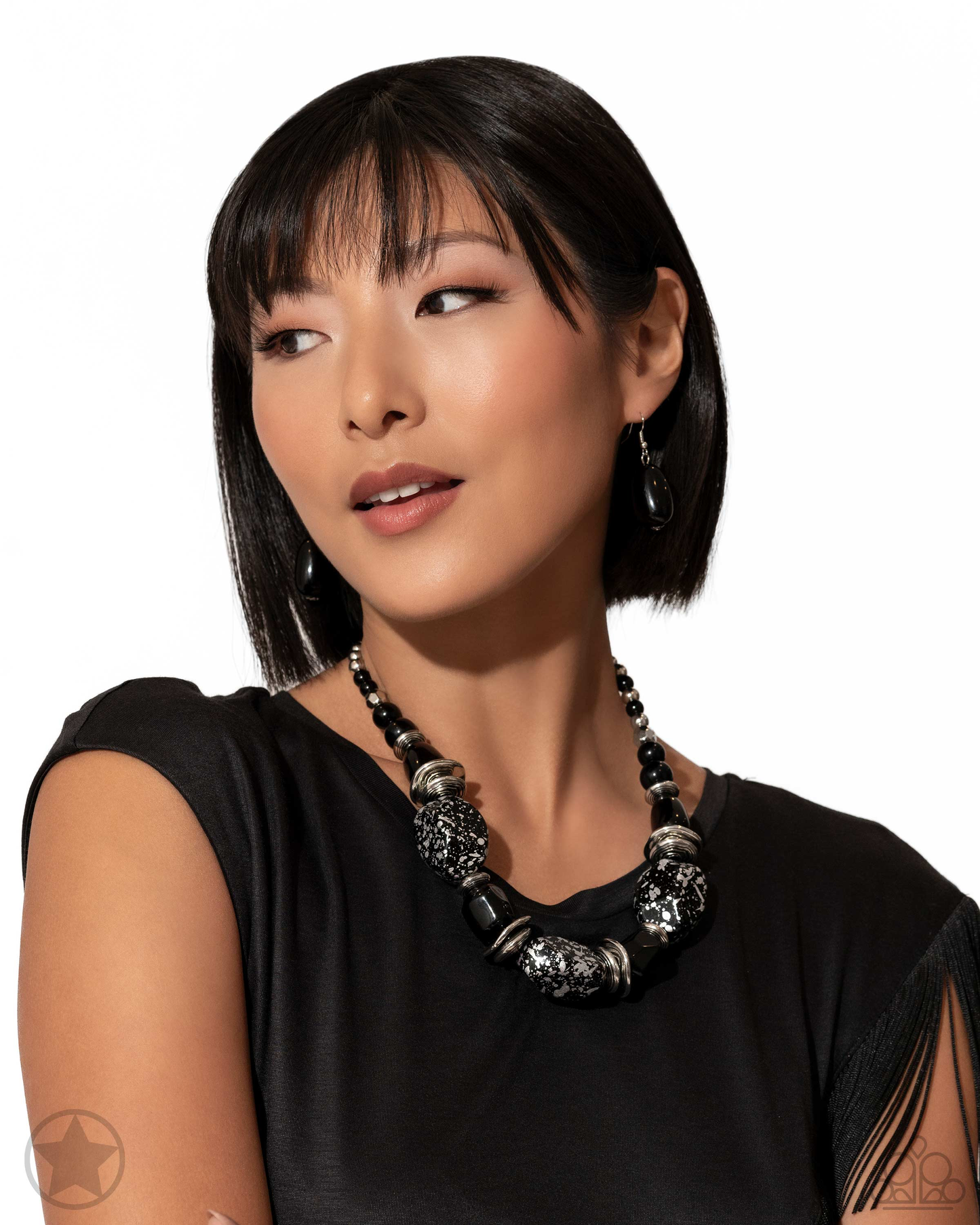 In Good Glazes Black Necklace