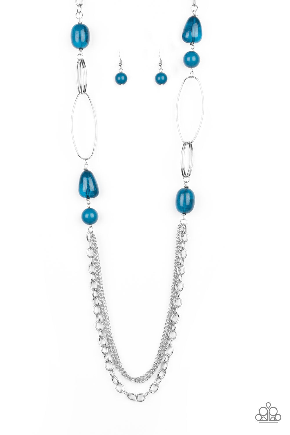 Pleasant Promenade Blue Necklace
