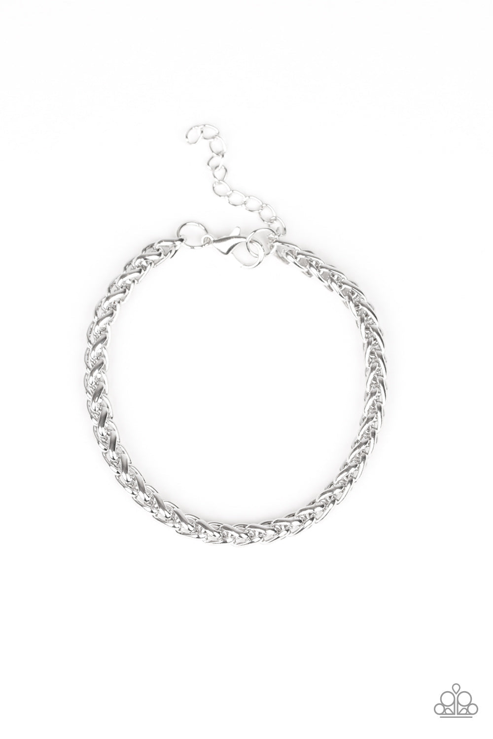Knocked Out The Park Urban Silver Bracelet (Clasp)
