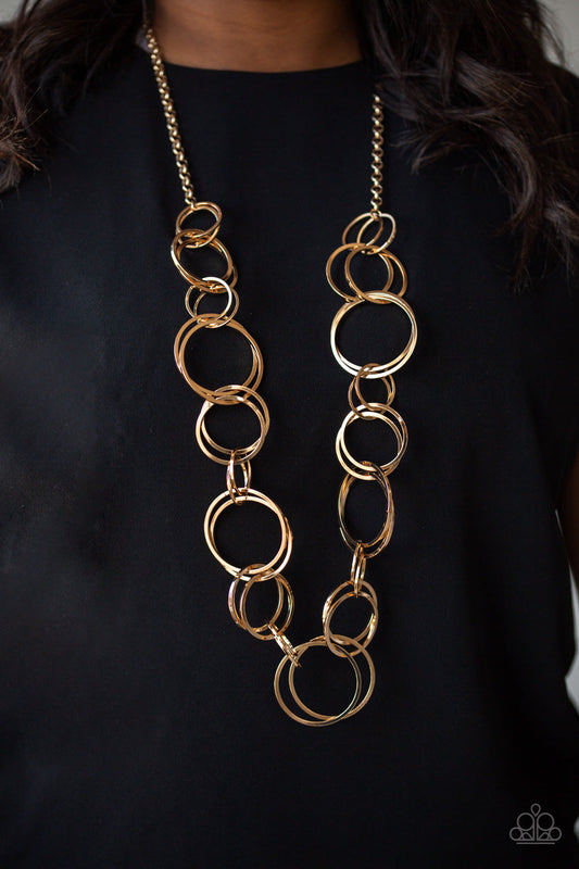Natural Born RINGLEADER Gold Necklace