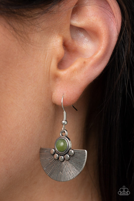 Manifesting Magic Green Earrings